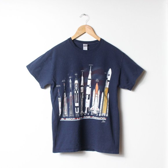 Gildan Other - Space Shuttle Shirt Mens Medium Blue